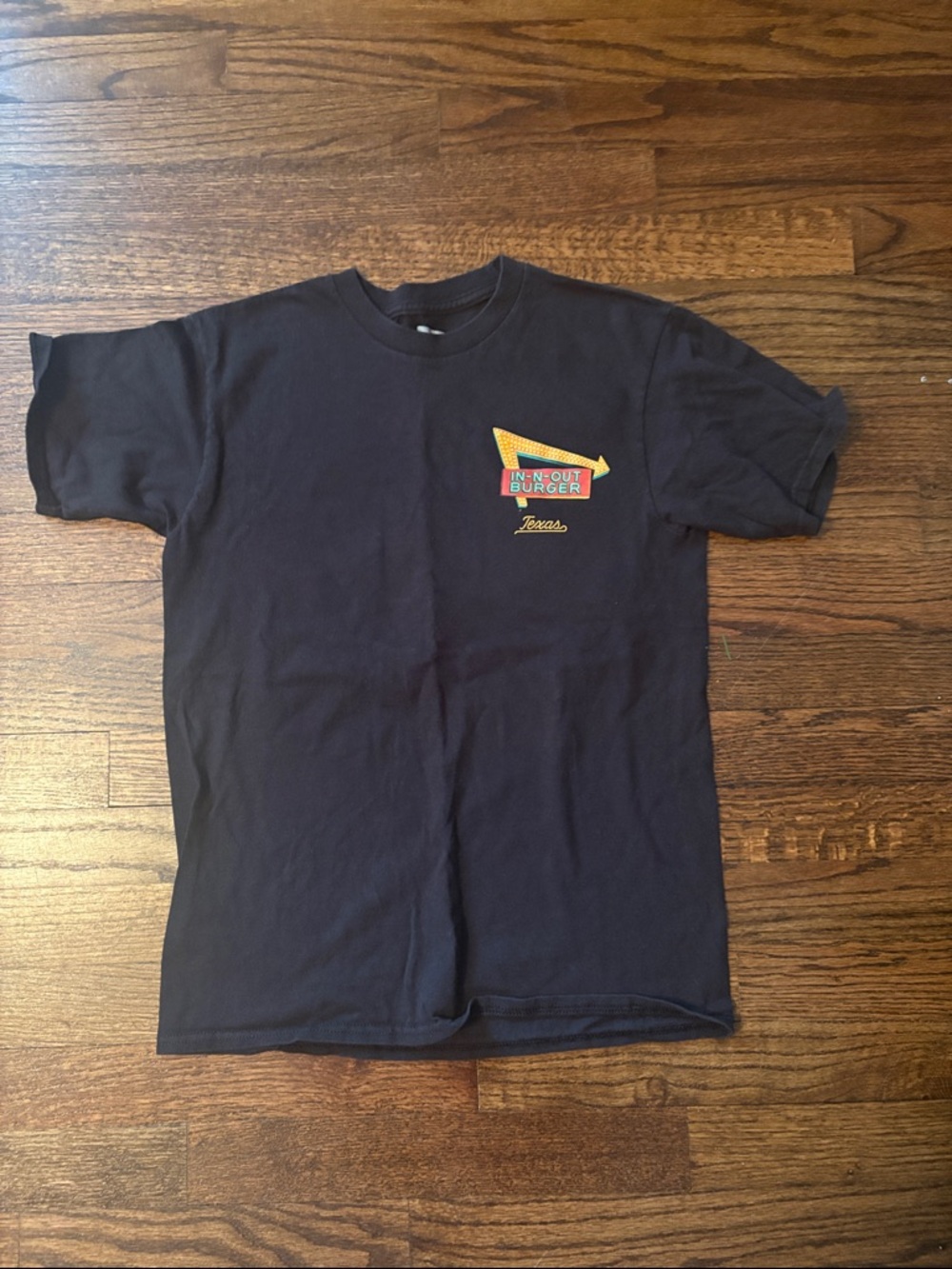 In-N-Out Burger Black Short Sleeve Logo Tee